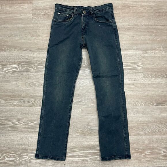 Timberland Slim Straight Denim Jeans 32x30 in Navy Retro Style - Picture 1 of 8